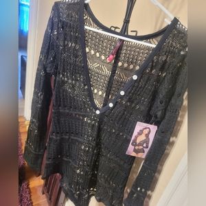 XL Knit Long Sleeve Romper